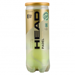 HEAD PADEL PRO S TUBE VAN 3 BALLEN - HEAD - Padelballen - Padel HEAD PADEL PRO S TUBE VAN 3 BALLEN - HEAD - Padelballen - Padel
